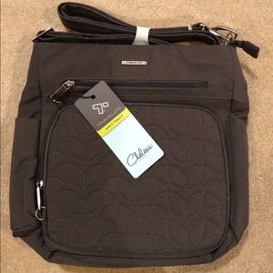 NEW Travelon Quilted Anti-Theft  Crossbody Bag